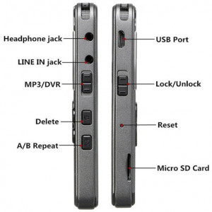 iUni V35 Mini-Digital-Telefon, 8 GB, Sprachsteuerung, MP3-Player - Img 11