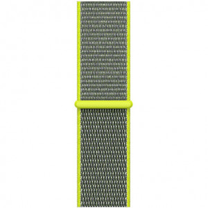iUni Woven Strap Armband für Apple Watch 1/2/3/4/5/6/7, 40 mm, Nylon, grau/grün - Img 3