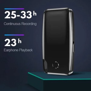 iUni ZD59 Мини шпионски диктофон, 32GB, гласово активиране, MP3 плейър - Img 8