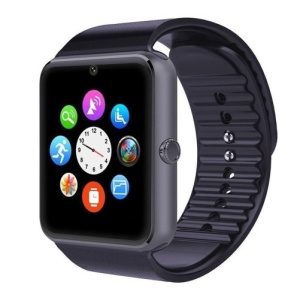 Smartwatch iUni GT08, телефон, Bluetooth, 1.3MP Камера, LCD дисплей против надраскване, Черно - Img 11