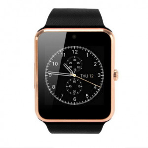 Smartwatch iUni GT08s Plus, τηλέφωνο, κάμερα, Bluetooth, 1,54 ίντσες, χρυσό - Img 5