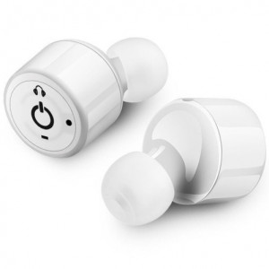 Ακουστικό Bluetooth iUni X1T, Λευκό - Img 6