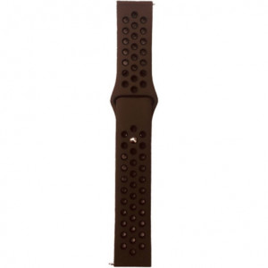 Λουράκι iUni Sport 20 mm για Gear S2 από σιλικόνη, καφέ/μαύρο - Img 2