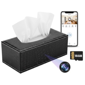 Μίνι κάμερα iUni IP73, βάση για χαρτοπετσέτες, Wi-Fi, Full HD, 16 GB, ζωντανή προβολή στο κινητό