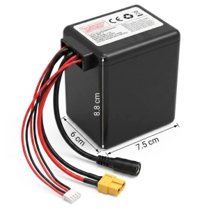 Батерия за Лодка за стръв, 20000mAh, iUni BT20, презареждаема, 11.1 V, литиево-йонна, черна - Img 4