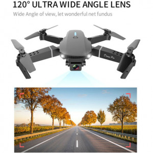 Дрон iUni E88 Pro, 4K, WiFi, 2 камери, сгъваеми ръце, предаване на живо по телефона, черен - Img 6