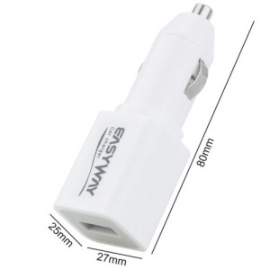Зарядно за кола iUni SpyMic N16, GSM Шпионски микрофон, GPS проследяване, Диктофон, Бял - Img 6