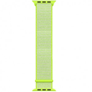 Каишка iUni Спортен Woven Strap за Apple Watch 1/2/3/4/5/6/7 38 мм Найлон Electric Зелен - Img 5