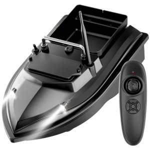 Лодка за риболовна стръв iUni V050, 500m, капацитет 2 кг, 12000mAh, 10km/h, 2.4GHz дистанционно управление - Img 1