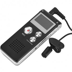Мини професионален диктофон iUni SpyMic REP03, 8 GB вътрешна памет, MP3 Player - Img 10