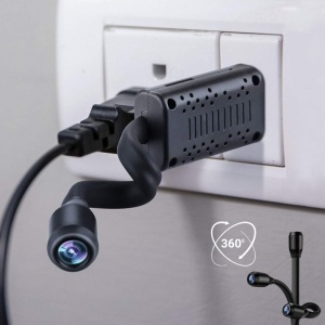 Шпионска камера iUni A12, Wi-Fi, 32GB, HD, сензор за движение, аларма, аудио-видео - Img 3