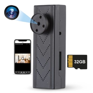 IP131 Spy Camera Button, 4K, Wi-Fi, 32GB Micro SD card