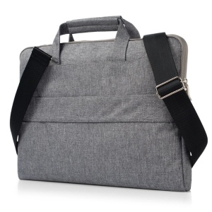 iUni 13"-14" laptop bag, with adjustable and detachable shoulder strap, waterproof, scratch- and impact-resistant, Grey