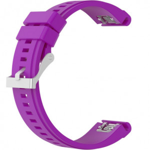iUni-Armband 22 mm für Garmin Fenix 5, Silikon, lila - Img 4