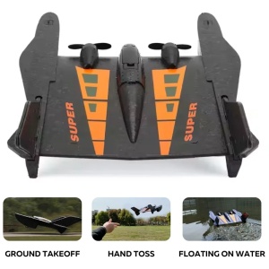 iUni FX815 Op afstand bestuurbare vliegtuig, 2,4 GHz, vaart op water, schokbestendig, gyroscoop - Img 2