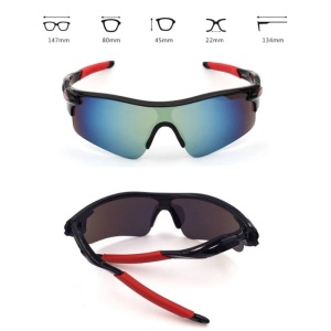 iUni iEye sportzonnebril, UV400-bescherming, spiegelglazen, unisex - Img 9