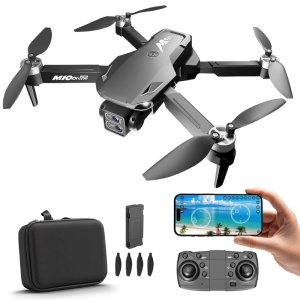 iUni M10-drone met 2 camera's, Wi-Fi FPV, opvouwbaar, live-streaming naar je telefoon