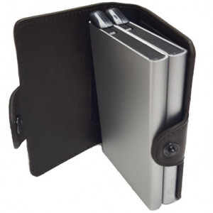 iUni P3 Wallet, RFID, 12-card slot, dark brown - Img 7