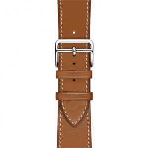 iUni Single Tour Armband für Apple Watch 1/2/3/4/5/6/7, 40 mm, Kunstleder, braun - Img 5