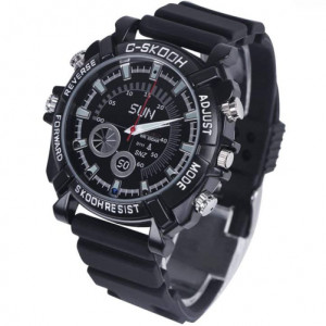 iUni SpyCam WP109R horloge, Full HD-spionagecamera, waterdicht, audio en video, foto's, 32 GB - Img 3