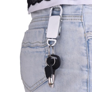 iUni SpyMic BR11 Plus Keyring, Spy Recorder, 8 GB Internal Memory, MP3 Player, Silver - Img 3