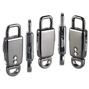 iUni SpyMic BR11 Schlüsselanhänger, Spionage-Diktiergerät, 8 GB interner Speicher, MP3-Player, schwarz - Img 12