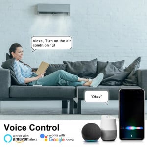 iUni SS1 Smart Socket, WLAN, 16 A, Verbrauchsüberwachung, Smart Life / Tuya-App, kompatibel mit Alexa/Google Assistant, schwarz - Img 7