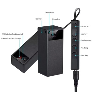 iUni V12 Mini Spy Recorder, 32GB, 384 hours of battery life, voice activation, MP3 player - Img 10