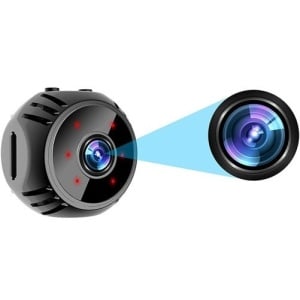 iUni W8 Мини шпионска камера, Wi-Fi, 32GB, Full HD изглед, сензор за движение, нощно виждане - Img 3