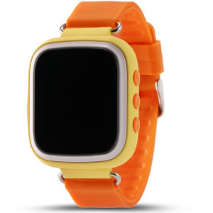 Smartwatch за деца iUni Kid90, GPS, вграден телефон, SOS бутон, Bluetooth, LCD 1.44 inch, Оранжев - Img 3