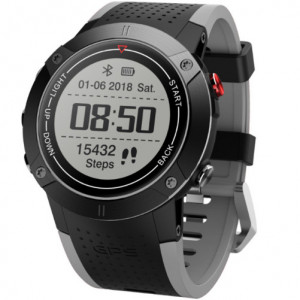 Smartwatch iUni DM18, Standby-Zeit 30 Tage, GPS, Bluetooth, OLED, wasserdicht, grau - Img 2