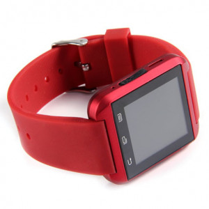 Smartwatch iUni U8+, Bluetooth, 1,44-Zoll-LCD, Benachrichtigungen, Rot - Img 4