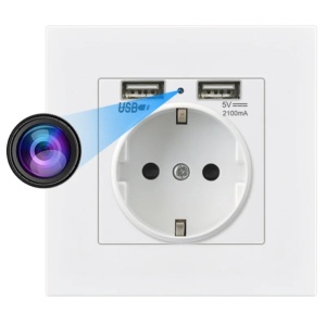 Spionagecamera in wandstopcontact iUni PR1, 8 GB, wifi, Full HD, live bekijken via de telefoon - Img 2
