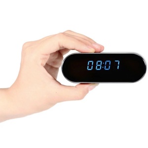 Spionageuhr mit WLAN-Kamera iUni IP07, Full HD, 160°, Nachtsicht, Bewegungssensor, P2P - Img 2