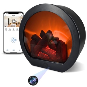 Μίνι κάμερα iUni TH-798, ηλεκτρικό τζάκι, Wi-Fi, Full HD, Υποδοχή κάρτας microSD, ζωντανή προβολή στο κινητό
