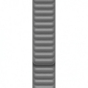 Каишка iUni за Apple Watch 1/2/3/4/5/6/7, Leather Link, 40мм, Сиво - Img 6