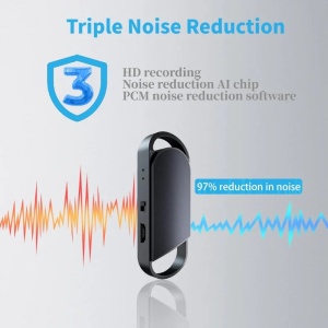 Ключодържател Шпионски Диктофон iUni SK008, 8GB, 18-часова автономия, MP3 плейър - Img 6