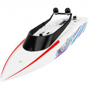 Лодка за дистанционно iUni RC Racing Boat Водоустойчив, 2.4Ghz Честота, Бял - Img 2