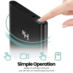 Мини Камера iUni H8, Външна Батерия, Wi-Fi, 64GB, Full HD, Нощно Виждане, 5000mAh - Img 3