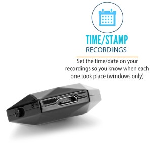 Мини шпионски рекордер-пендант iUni V08, 8GB, Гласов активиран, MP3 плейър - Img 8