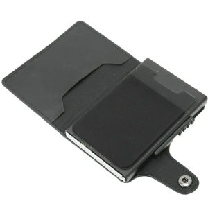 Портфейл iUni P4, RFID, слот за 9 карти, черен - Img 2