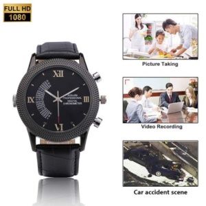 Часовник iUni SpyCam WP50, Full HD Шпионска камера, Нощно виждане, Фотография, Видео, Диктофон, 32 GB - Img 12