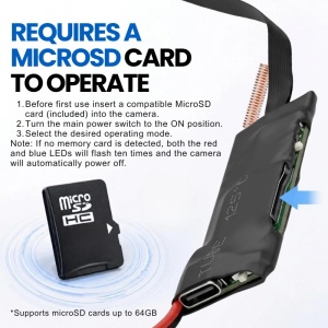 Шпионска камера модул с дистанционно управление iUni IP95, Full HD, 32GB, батерия 3000 mAh - Img 5