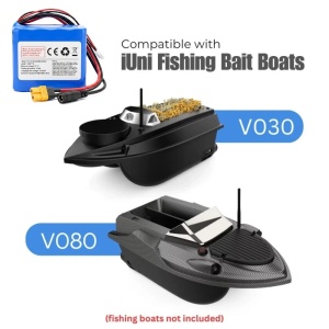 Accu voor aasboot, 20.000 mAh, iUni BT20, oplaadbaar, 11,1 V, lithium-ion - Img 2