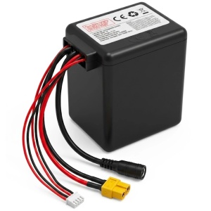Boots-Akku für Köder, 20000 mAh, iUni BT20, wiederaufladbar, 11,1 V, Lithium-Ionen, schwarz