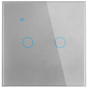 iUni 2F – intelligenter Touch-Türgriff, WLAN, Sicherheitsglas, LED, silberfarben - Img 9