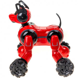 iUni 800A: slimme robothond met gebaren- en afstandsbediening, 360° draaibaar, rood - Img 3