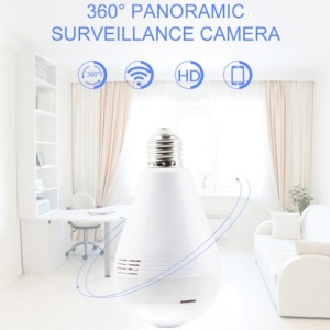 iUni A10-L Spionagekamera in Form einer Glühbirne, 8 GB, WLAN, Bewegungssensor, Nachtsicht, 360°-Blickwinkel - Img 8