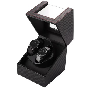 iUni automatische horlogewinder, Watch Winder 2, Black Carbon - Img 9