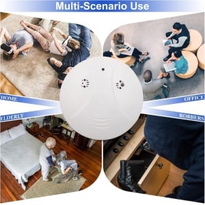 iUni D101 spionagecamera met rookmelder, wifi, 4K-beeldkwaliteit, MicroSD-kaartsleuf - Img 9